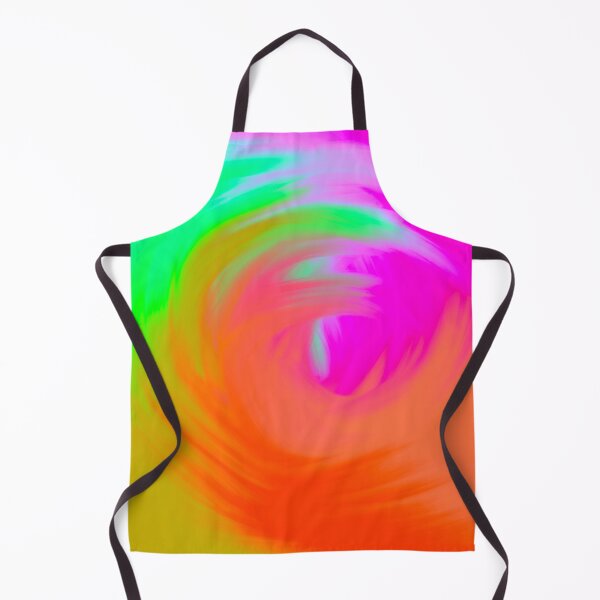 Item preview, Bright Multicolored Watercolor Swirl Wave (Pink, Orange, Green) designed and sold by Cosmic-Ferret.