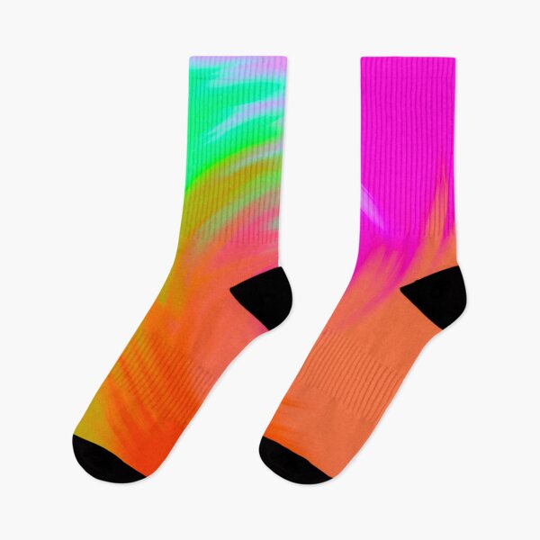 Item preview, Bright Multicolored Watercolor Swirl Wave (Pink, Orange, Green) designed and sold by Cosmic-Ferret.