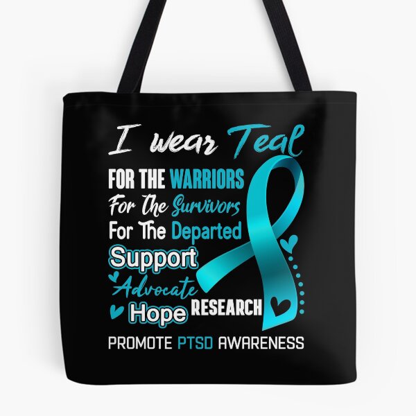 Item preview, I Wear Teal For The Warriors Promote PTSD Awareness designed and sold by hvoid41.