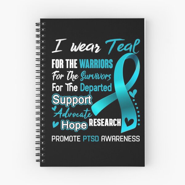 Item preview, I Wear Teal For The Warriors Promote PTSD Awareness designed and sold by hvoid41.