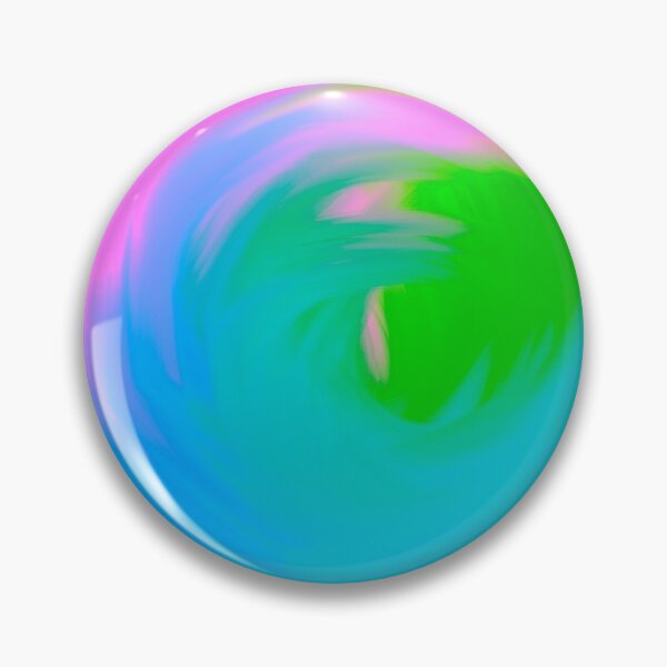 Item preview, Bright Multicolored Watercolor Swirl Wave (Green, Blue, Pink) designed and sold by Cosmic-Ferret.