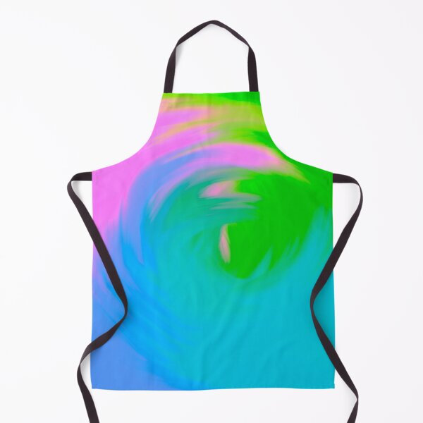Item preview, Bright Multicolored Watercolor Swirl Wave (Green, Blue, Pink) designed and sold by Cosmic-Ferret.