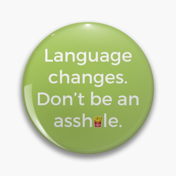 Language changes. (Green) Pin