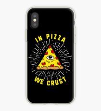 In Pizza We Crust - Funny Pizza Illuminati iPhone Case