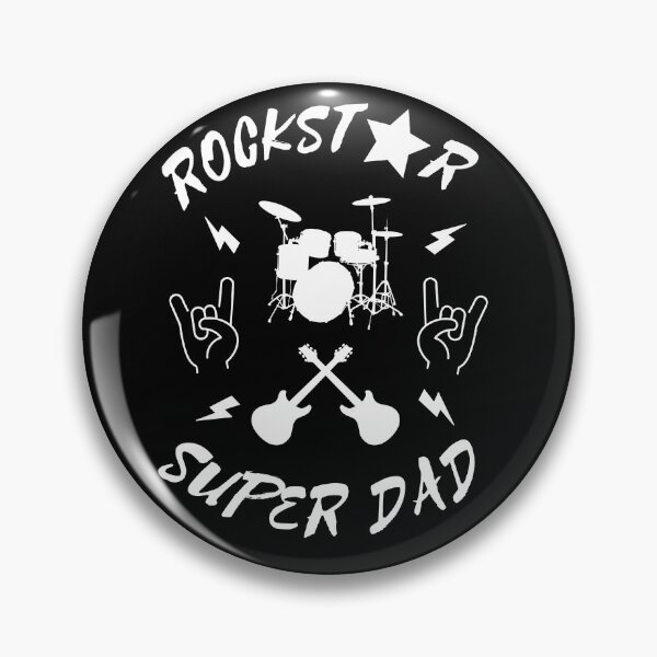 Item preview, Rock star dad on father's day or a super rocker dad designed and sold by Georgeox.