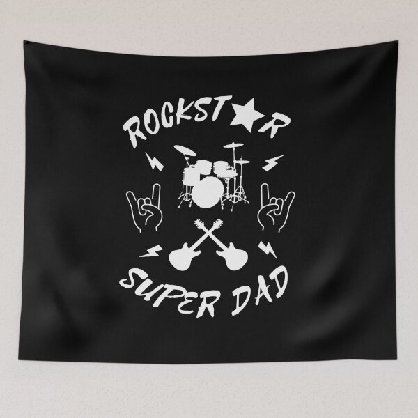Item preview, Rock star dad on father's day or a super rocker dad designed and sold by Georgeox.