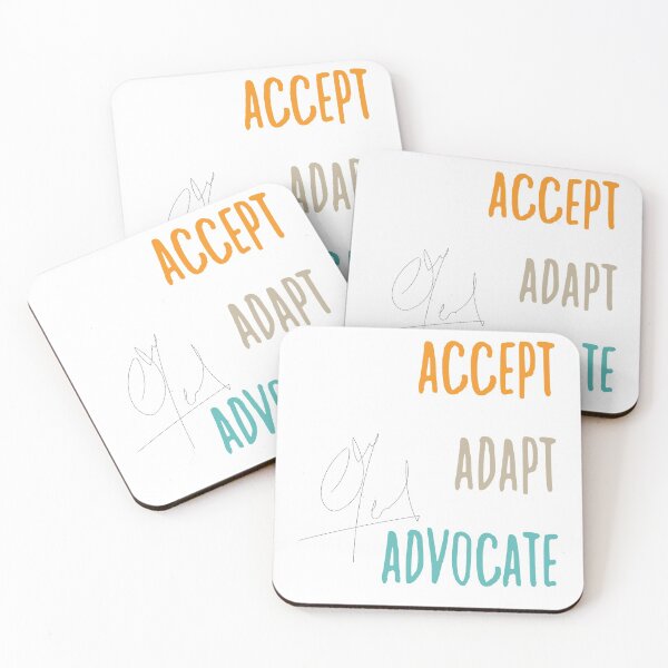 Item preview, ACCEPT ADAPT ADVOCATE Shirt designed and sold by designymed.