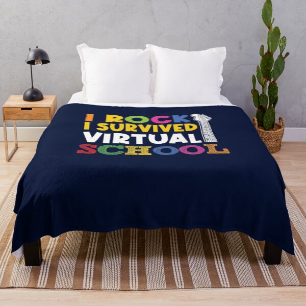 Item preview, I Rock I Survived Virtual School. End Of The Year. Back To School. designed and sold by GuitarSwitch.
