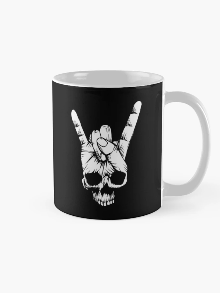 Thumbnail 3 of 6, Coffee Mug, Skeleton Rocker Hand designed and sold by KingMasterStore.