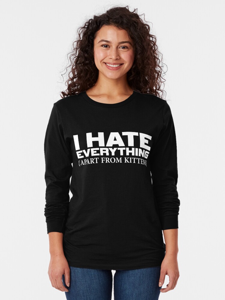 matte black everything shirt