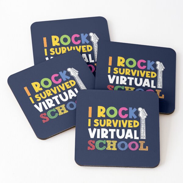 Item preview, I Rock I Survived Virtual School. End Of The Year. Back To School. designed and sold by GuitarSwitch.