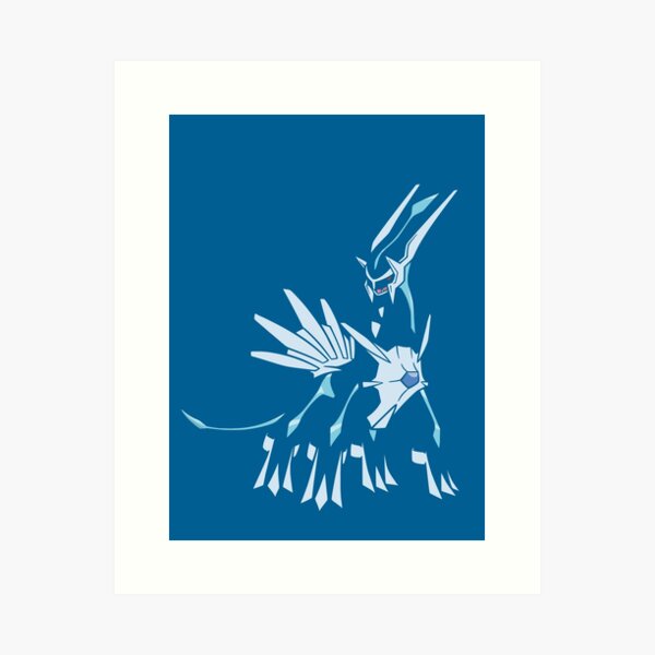 Dialga Minimalist Art Print