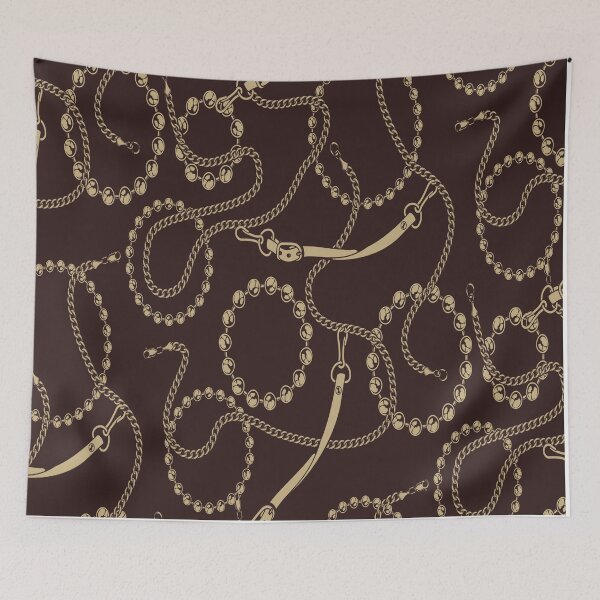 Item preview, Gold Chain and Bracelet Seamless Pattern  designed and sold by FranzNCandy.
