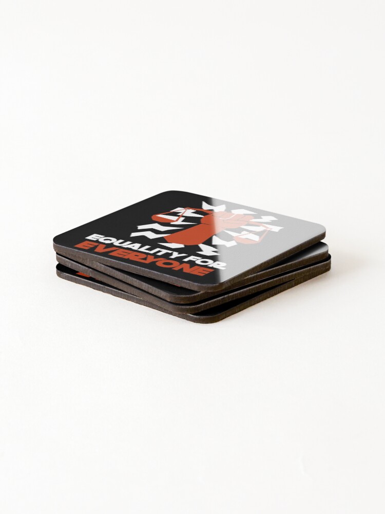 Thumbnail 4 of 5, Coasters (Set of 4), Equality for everyone designed and sold by RheaRealm.
