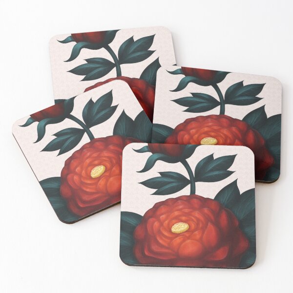 Item preview, Hanafuda Peony 01 designed and sold by MrRamenBox.