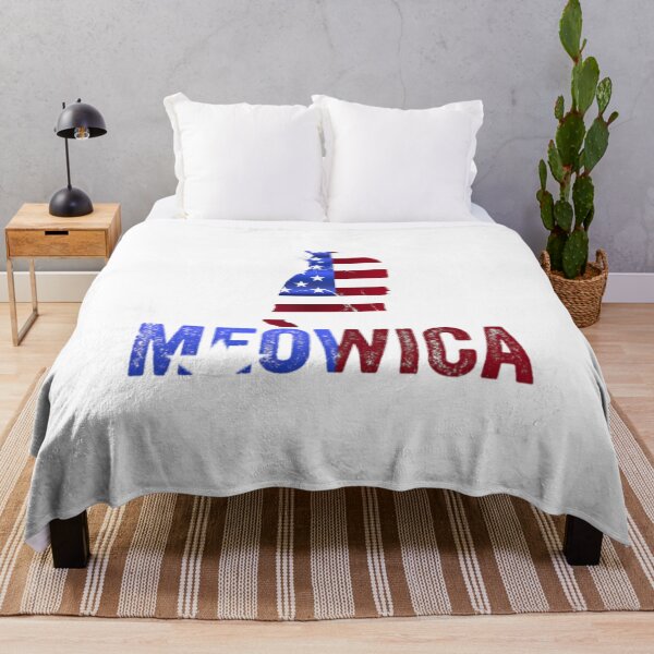 Item preview, Meowica Happy Fourth Of July Independence Day designed and sold by UncleStuScience.
