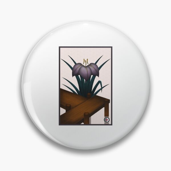 Artikelvorschau, Hanafuda Acht-Planken-Brücke Iris entworfen und verkauft von MrRamenBox.