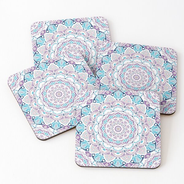 Item preview, Blue Purple Mandala Kaleidoscope designed and sold by Julie Erin Designs.