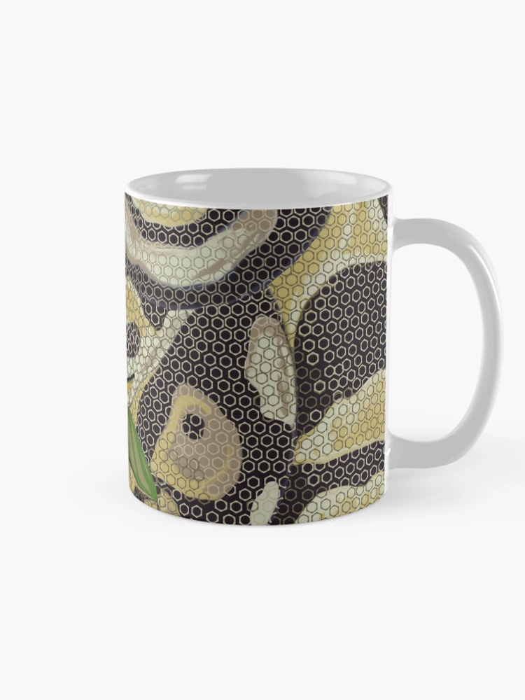 Thumbnail 3 of 6, Coffee Mug, technical pattern snake skin python designed and sold by Magicbrush13.