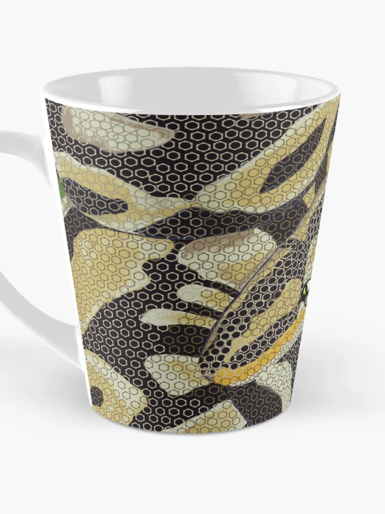 Thumbnail 3 of 4, Coffee Mug, technical pattern snake skin python designed and sold by Magicbrush13.