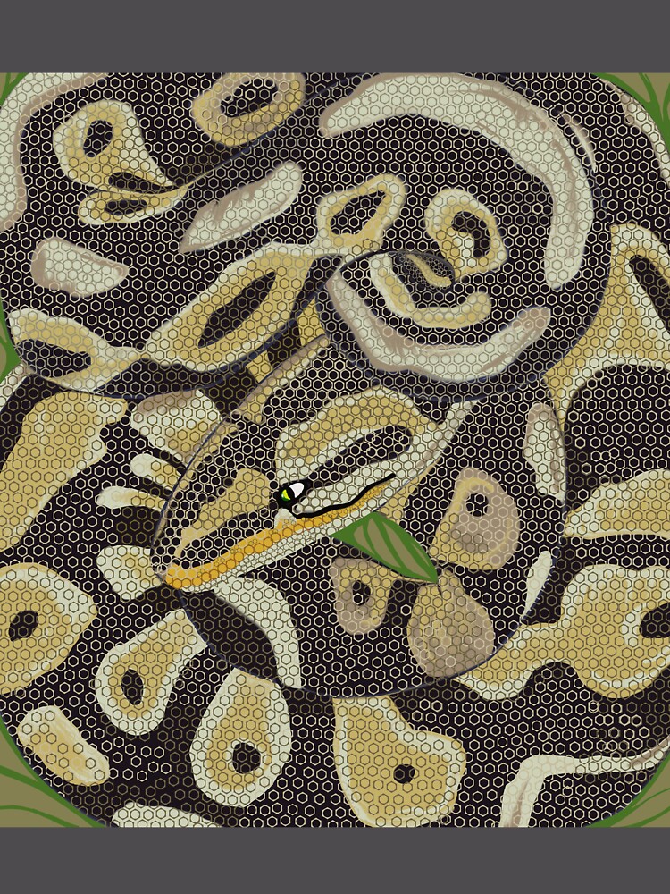 Thumbnail 6 of 6, Premium Oversized Sweatshirt, technical pattern snake skin python designed and sold by Magicbrush13.