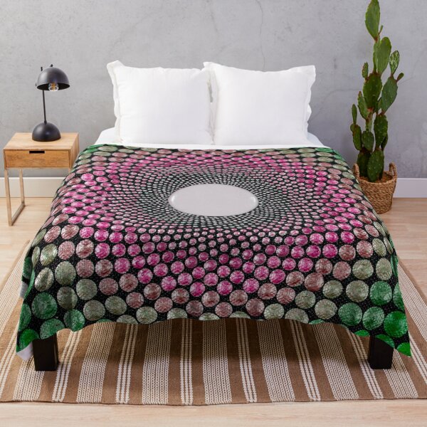 Item preview, Rays - Pink & Green Mandala designed and sold by Amy Diener.