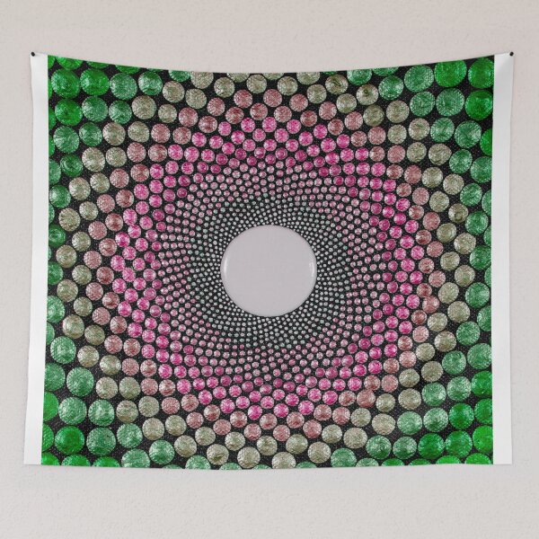 Item preview, Rays - Pink & Green Mandala designed and sold by Amy Diener.