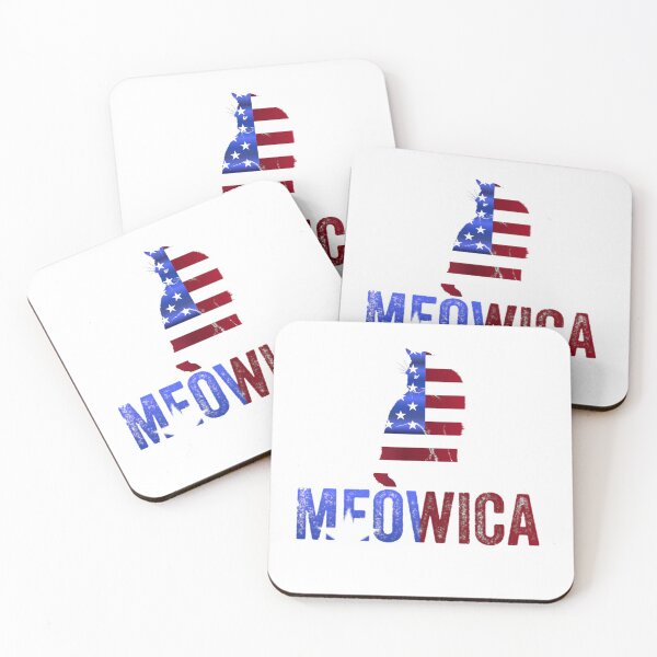 Item preview, Meowica Happy Fourth Of July Independence Day designed and sold by UncleStuScience.