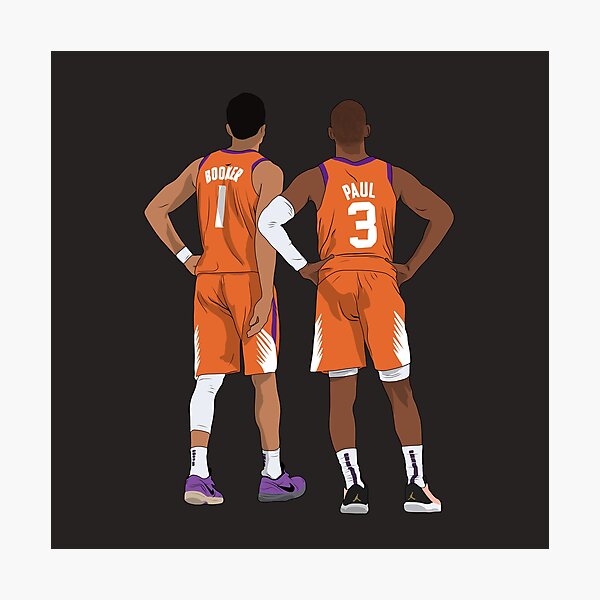 Item preview, Devin Booker Chris Paul Phoenix Basketball designed and sold by PiscesVibes.