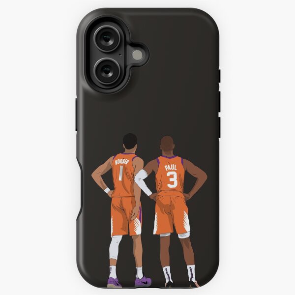Aperçu de l'œuvre Devin Booker Chris Paul Phoenix Basketball créée et vendue par PiscesVibes.
