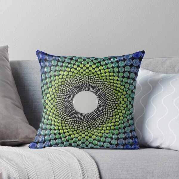 Item preview, Rays - Green & Blue Mandala designed and sold by Amy Diener.
