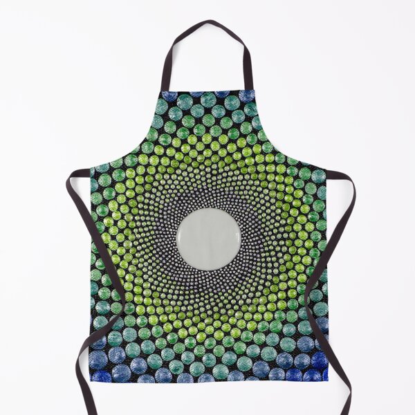 Item preview, Rays - Green & Blue Mandala designed and sold by Amy Diener.