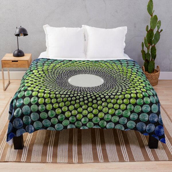 Item preview, Rays - Green & Blue Mandala designed and sold by Amy Diener.
