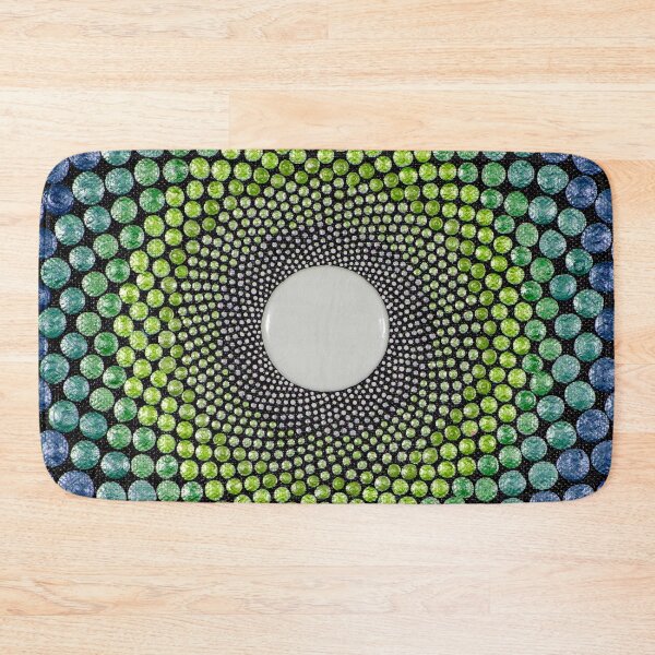 Item preview, Rays - Green & Blue Mandala designed and sold by Amy Diener.