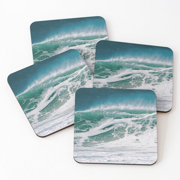 Item preview, Teal Blue Ocean Waves designed and sold by TheCozyCottage.