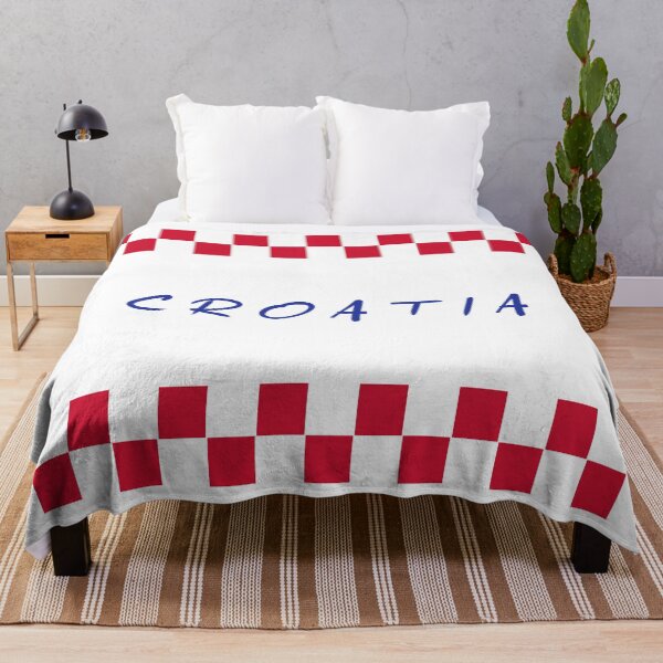 Item preview, Croatia fan double checkered designed and sold by oxoxoxo.