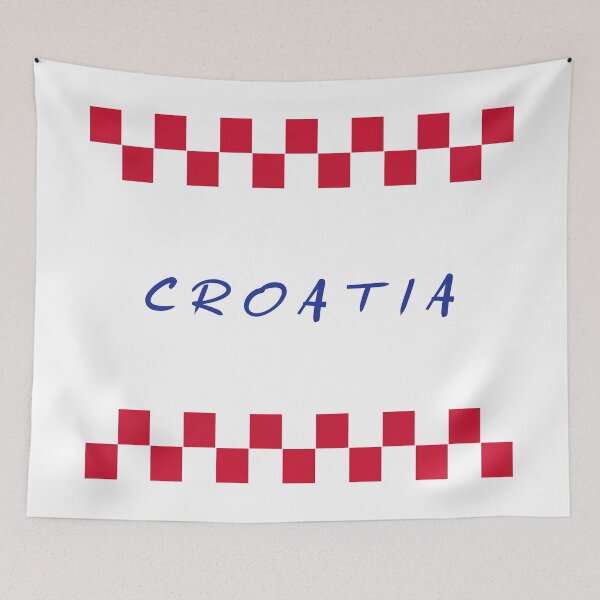Item preview, Croatia fan double checkered designed and sold by oxoxoxo.