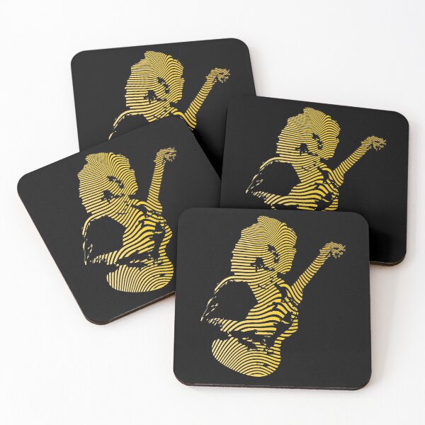 Item preview, Retro Rock Guitarist Guitar Art designed and sold by WIZECROW.