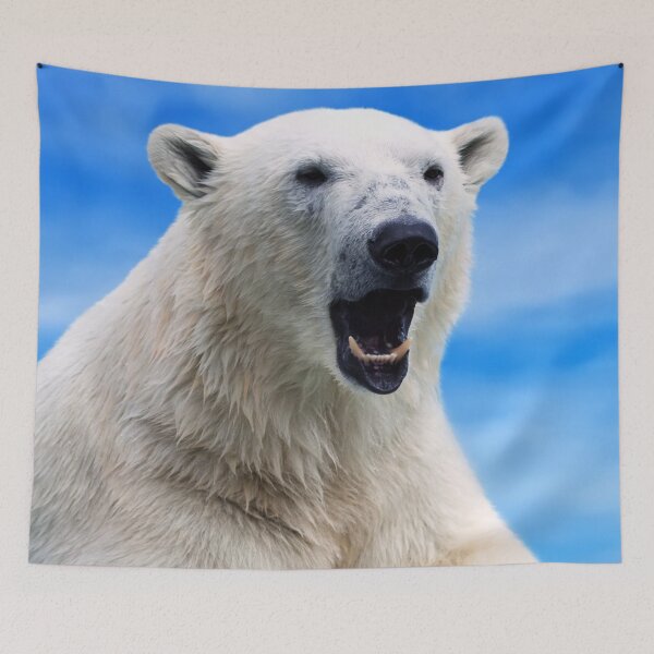 Item preview,  Tapestries,Tapestry,throw blankets,comforters,duvet covers , Polar Bear , animal, animals, Polar Bear wall art, Polar Bear artwork, wild, Polar Bear art designed and sold by eyesight4vision.