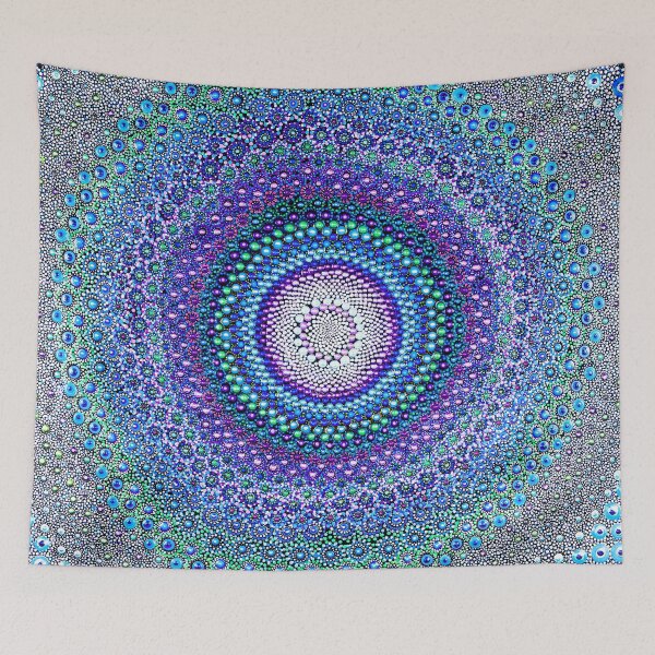 Item preview, Zen - Blue & Purple Mandala designed and sold by Amy Diener.