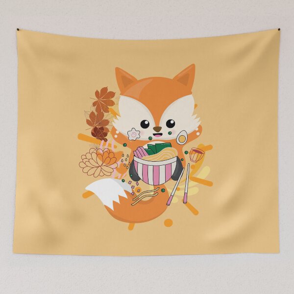 Item preview, Fox Leaves Ramen - Cut Fox Ramen !! designed and sold by SoffyLee586.