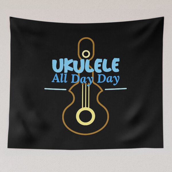 Item preview, Ukulele All Day Day designed and sold by artfulnotebook.
