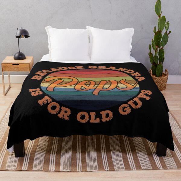 Item preview, Pops because Grandpa is for Old Guys - Funny grandfather design designed and sold by Rhu Creations.