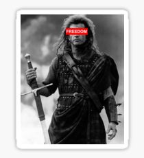 BRAVEHEART - freedom obey Sticker