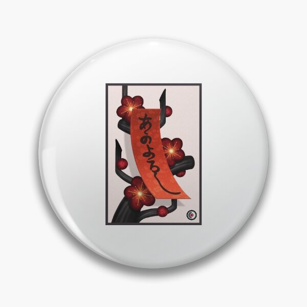 Artikelvorschau, Hanafuda Poesie Tanzaku Pflaumenblüte entworfen und verkauft von MrRamenBox.