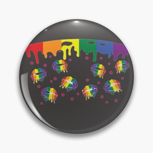 Artikelvorschau, Rainbow Pride Dripping Lips Hemden entworfen und verkauft von chanat3659.