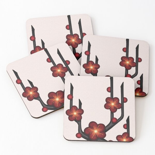 Item preview, Hanafuda Plum Blossom 02 designed and sold by MrRamenBox.