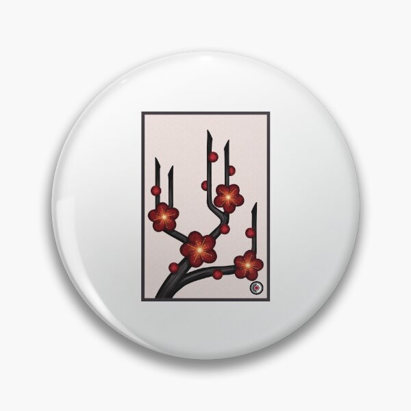 Artikelvorschau, Hanafuda Pflaumenblüte 01 entworfen und verkauft von MrRamenBox.