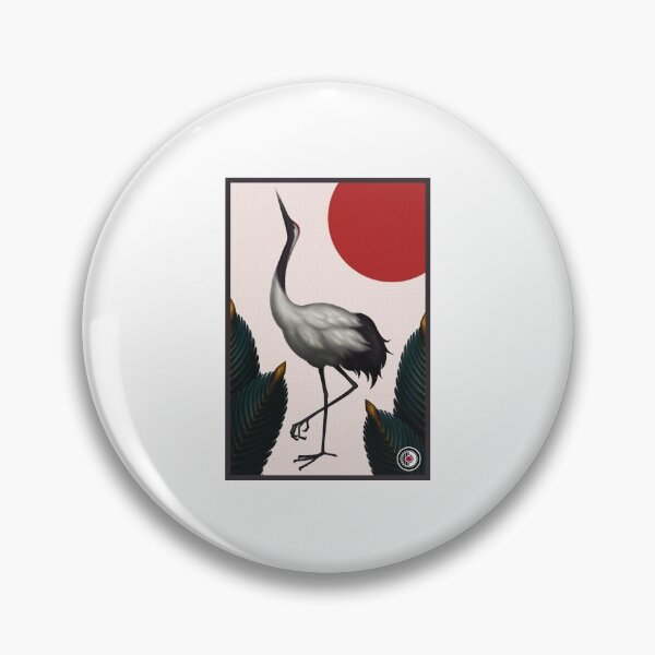 Artikelvorschau, Hanafuda Kranich Sonnenkiefer entworfen und verkauft von MrRamenBox.