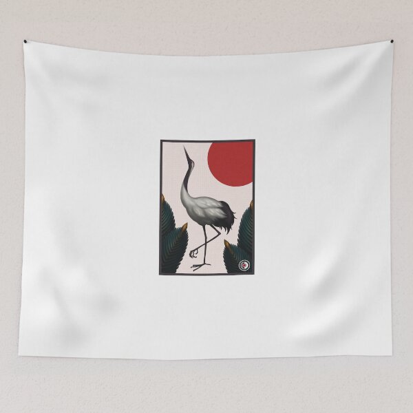 Item preview, Hanafuda Crane Sun Pine designed and sold by MrRamenBox.